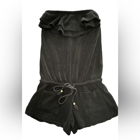 Juicy Couture Black Ruffle Romper - Picture 3 of 6